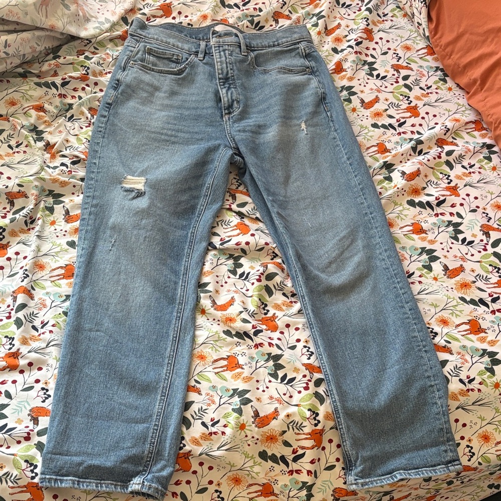 LOFT Women's High Rise Light Blue Jeans